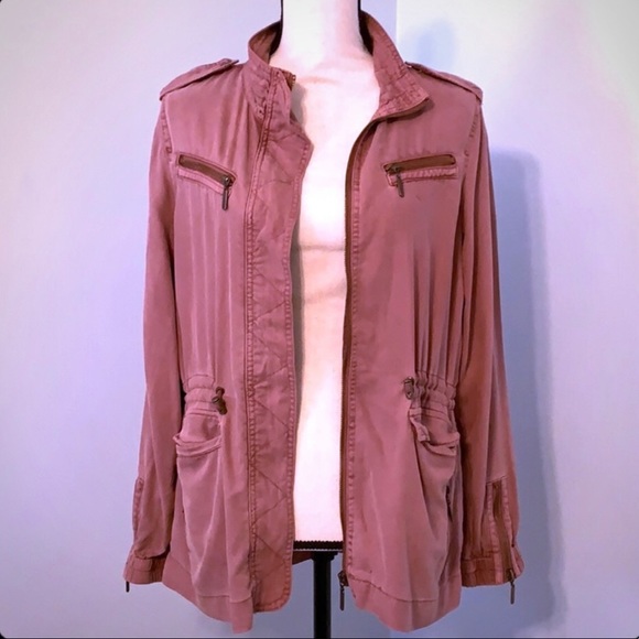 Max Jeans Jackets & Blazers - MAX Jeans Drawstring Utility Jacket. Small.